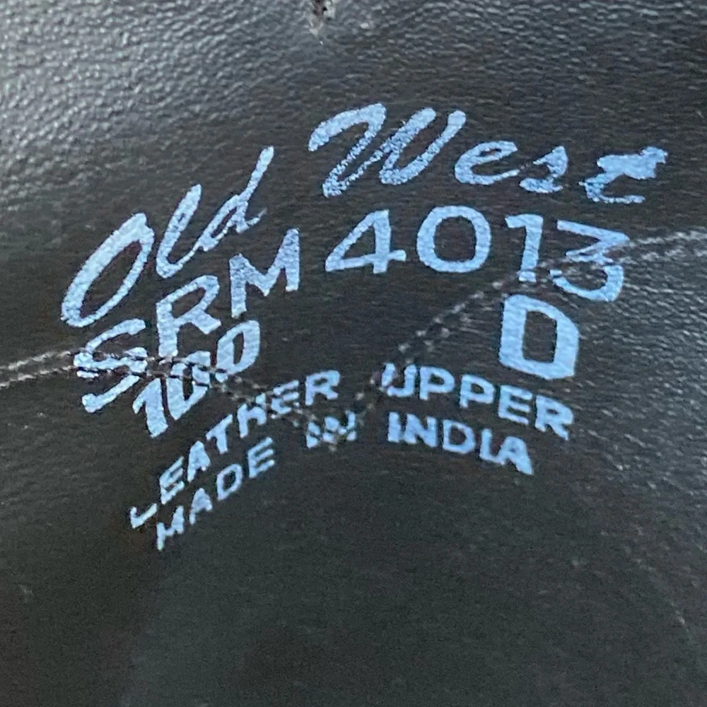 Vintage Old West Cowboy Boots! - Picture 10 of 11